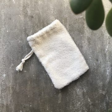 Organic Unbleached Cotton Soap Pouch