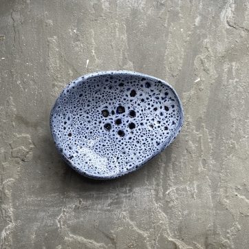 Flat Blue Soap Dish