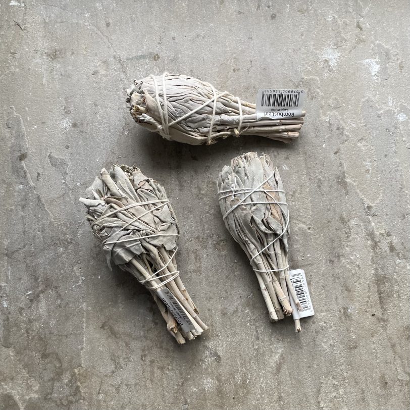3 sage wands for smudging